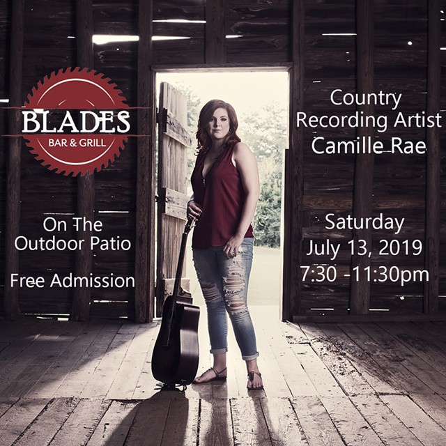 Camille Rae comes to Blades on University Ave