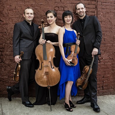 The Jasper String Quartet makes a return appearance at the Festival with Beethoven's fiery quartet in F (op 59, no 1)
