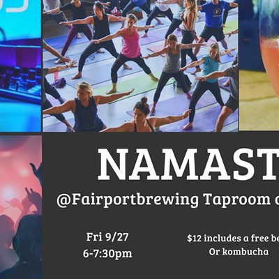 Namaste IPA: Happy Hour Yoga, Dance DJ & Beer