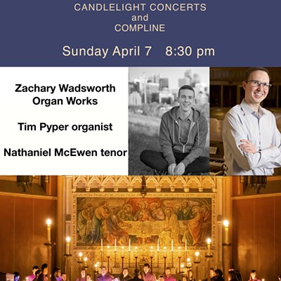 Candlelight Concert: Tim Pyper, organist, Nathaniel McEwen tenor