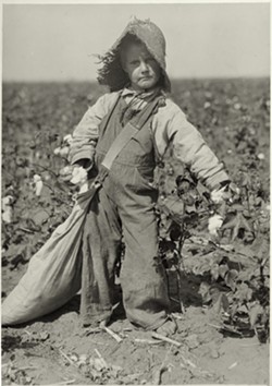 A photograph part of Lewis Hine's series on child labor. The image is part of the George Eastman House's collection of Hine's work. - PHOTO COURTESY GEORGE EASTMAN HOUSE