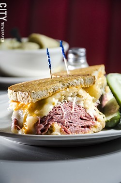 A Reuben from Fox's Deli - PHOTO BY MARK CHAMBERLIN