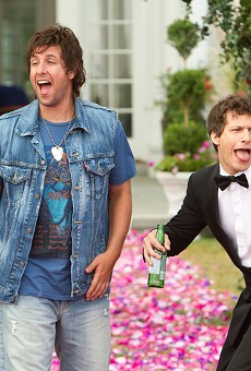 Adam Sandler and Andy Samberg in "That's My Boy."