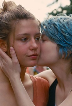 Ad&egrave;le Exarchopoulos and L&eacute;a Seydoux in "Blue is the Warmest Color."