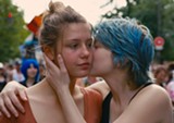 PHOTO PROVIDED - Ad&egrave;le Exarchopoulos and L&eacute;a Seydoux in "Blue is the Warmest Color."