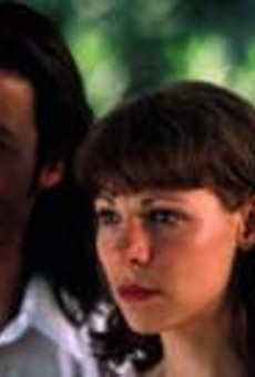 All for (obsessive, disturbing) love: Lili Taylor and Guy Pearce in A Slipping Down Life.