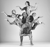 PHOTO BY JOHN KANE, COURTESY JOYCETHEATER - All together, now: Modern dance troupe Pilobolus bursts to life Saturday at Nazareth.