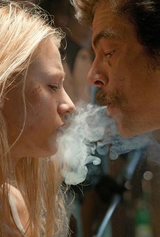 Blake Lively and Benicio Del Toro in "Savages." PHOTO COURTESY UNIVERSAL PICTURES