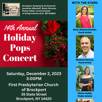 Brockport Symphony Orchestra 14th Annual Holiday Pops Concert