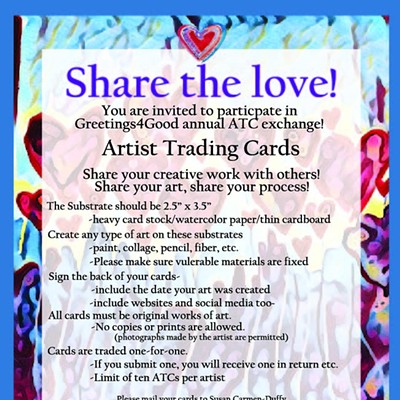 Call for Art- ATCs swap! Share the love!
