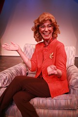 PHOTO COURTESY DOWNSTAIRS CABARET THEATER - Carolyn Michel in "Family Secrets," now on stage at Downstairs Cabaret Theatre in Winton Place.
