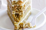 PHOTO BY MARK CHAMBERLIN - Carrot cake from Paternico's.