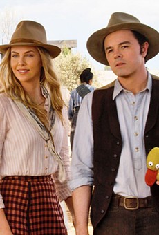 Charlize Theron and Seth MacFarlane in "A Million Ways to Die in the West."