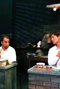 Dave Andreatta and Fred Neurnberg in "A Life in the Theatre," now on stage at Blackfriars.