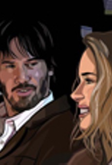 Drawn together: Keanu Reeves and Winona
    Ryder get the rotoscope treatment in Richard Linklater's "A Scanner Darkly."