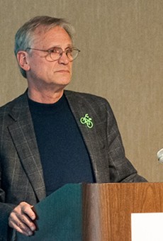 Earl Blumenauer speaking to the Genesee-Finger Lakes Active Transportation Summit.
