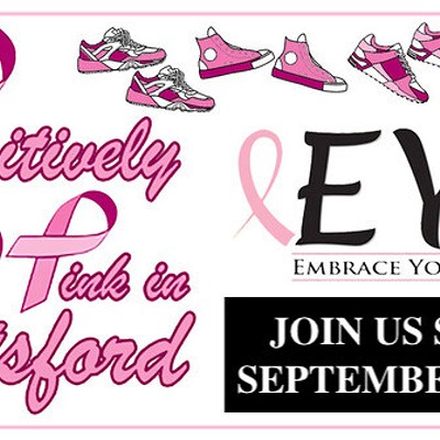 Embrace Your Sisters Positively Pink in Pittsford Walk