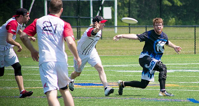 Eric "Ginger" Dixon of the Rochester Dragons professional Ultimate team.