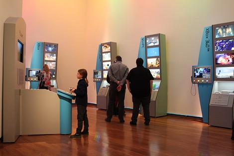 Exhibits in "The Art of Video Games" exhibit, now on display at Everson Museum in Syracuse.