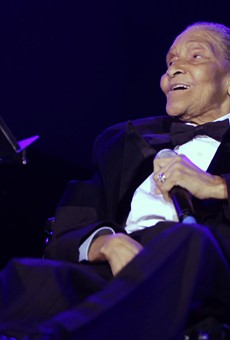 Jimmy Scott performs at Miss Exotic World , Las Vegas in 2009.
PHOTO BY MICHAEL ALBOV (flickr.com/mikegoat)