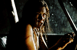 NEW LINE CINEMA - Fright and gore beyond usual levels: Jessica Biel is dead scared in Texas Chainsaw Massacre.