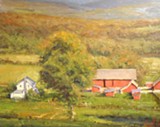 PHOTO PROVIDED - George Van Hook's "September Afternoon" is part of the exhibition of paintings by Van Hook and Chris Baker currently showing at Oxford Gallery.