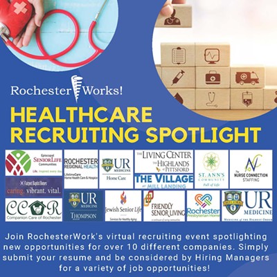 Healthcare Virtual Recruiting Event Flyer