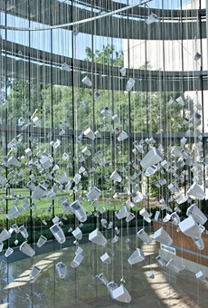 Installation view of Judith G. Levy's "Memory Cloud," which is part of the Memorial Art Gallery's current exhibition, "Memory Theatre."