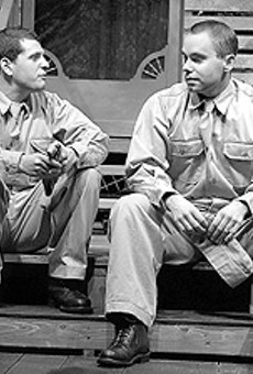 It's an army life: Dennis Staroselsky and Sam Misner in "Biloxi Blues."