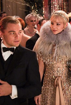 Leonardo DiCaprio, Carey Malligan, and Joel Edgerton in "The Great Gatsby."