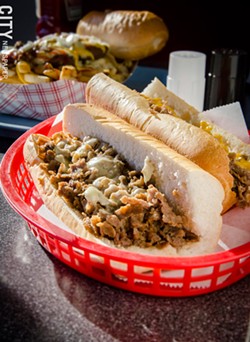 Philly Steak Sandwiches from Mac's - PHOTO BY MARK CHAMBERLIN