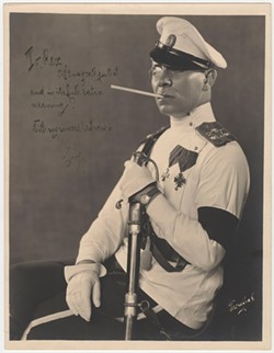“Portrait of Erich von Stroheim, inscribed to Rex Ingram”
