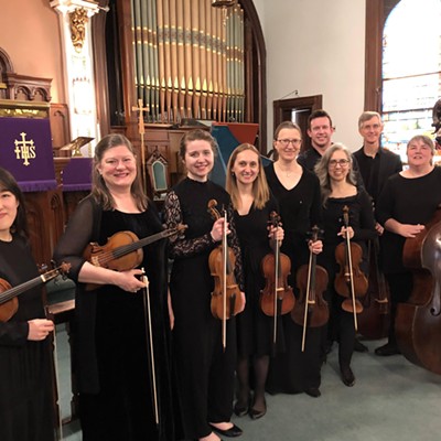 The Publick Musick string orchestra at St. Paul's Lutheran Church, Dansville