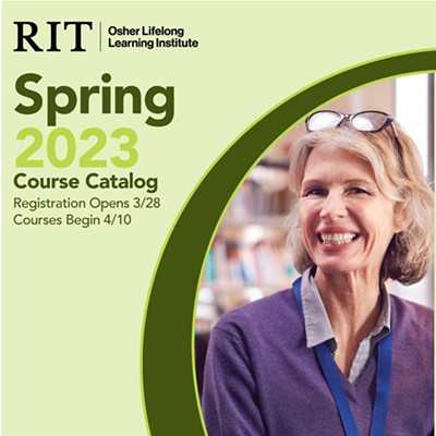 Spring 2023 Course Catalog Cover