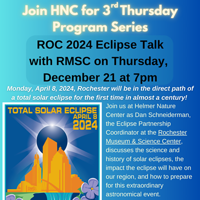 ROC 2024 Eclipse Talk: HNC 3rd Thursday Program Series