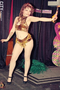 S&amp;S performed its Mardi Gras themed show at Firehouse Saloon. - PHOTO BY FRANK DE BLASE