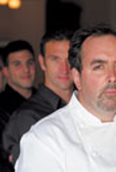 Serving up the fancy vittles again: chef Mark Cupolo and the staff of Max Chophouse