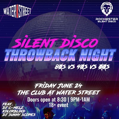 Rochester Silent Disco Throwback Night