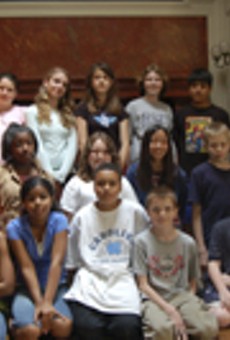 The explorers: Genesee Community Charter School's traveling sixth-graders.