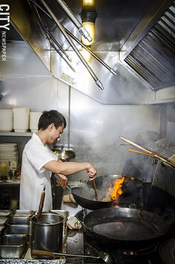The head chef at Han Noodle Bar. - PHOTO BY MARK CHAMBERLIN