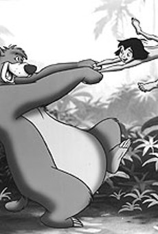 The
    man-cub-love-bear society: A frame from "The Jungle Book 2."