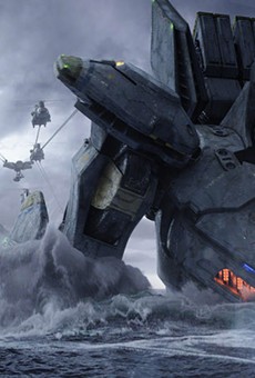 The monster-fighting "Jaeger" robots in "Pacific Rim."