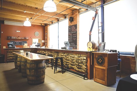 The tasting room at Black Button. - PHOTO BY MIKE HANLON