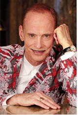 PHOTO PROVIDED - This weekend indie filmmaking legend John Waters &mdash; the man behind "Pink Flamingos" and "Hairspray" &mdash; will perform his one-man show about the holidays. "I guess I like Christmas because it can be such an emotional rollercoaster," he says.