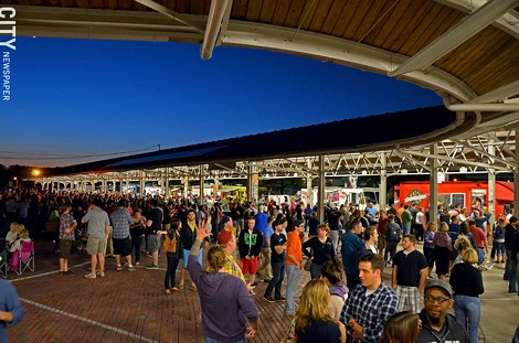 Throngs of people showed up for the October Food Truck Rodeo at the Rochester Public Market. - PHOTO BY MATT DETURCK