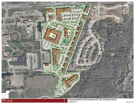 Map of the proposed project area - SUBMITTED BY MORGAN COMMUNITIES