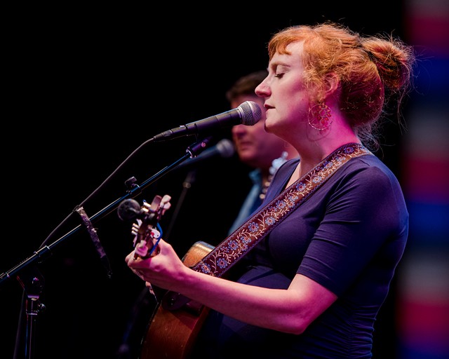 Amanda Anne Platt & The Honeycutters delivered two sets of authentic Americana at Geva Theatre Center's Fielding Stage on Thursday, June 27. - PHOTO BY JOSH SAUNDERS
