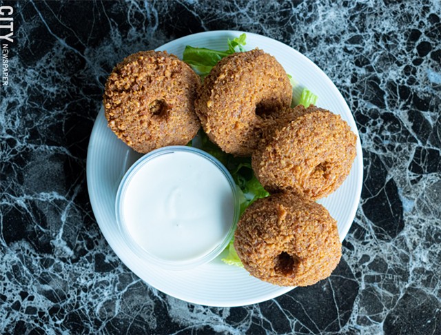 Crispy fried and spiced chickpea patties, known as falafel. - PHOTO BY JACOB WALSH