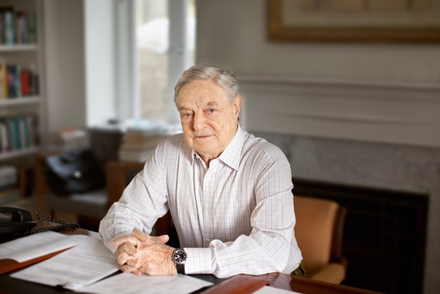 Billionaire philanthropist George Soros. - PHOTO PROVIDED