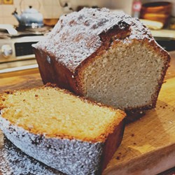 Olive oil cake, with its subtle burst of citrus notes, is basic, simple, and great with coffee. - PHOTO BY J. NEVADOMSKI